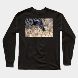 Zebra portrait. Long Sleeve T-Shirt